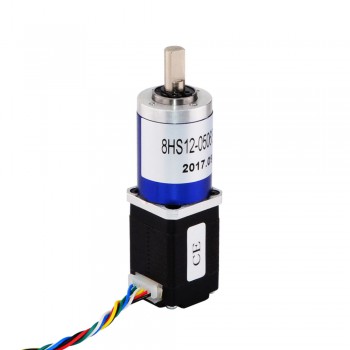 Nema 8 Stepper Motor Unipolar L=30mm 2Ncm 0.02 deg 0.5A 5.75V with 90:1 Planetary Gearbox