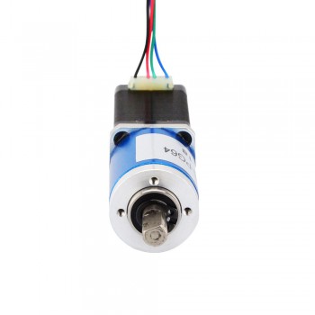 Nema 8 Stepper Motor Bipolar L=38mm 4Ncm 0.028 deg 0.6A 6V with 64:1 Planetary Gearbox