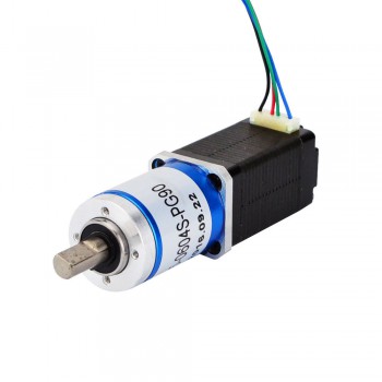 Nema 8 Stepper Motor Bipolar L=38mm 4Ncm 0.02 deg 0.6A 6V with 90:1 Planetary Gearbox