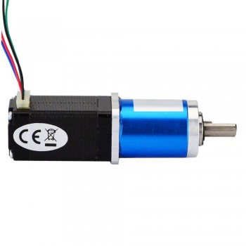 Nema 8 Stepper Motor Bipolar L=38mm 4Ncm 0.02 deg 0.6A 6V with 90:1 Planetary Gearbox