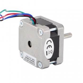 Nema 16 Stepper Motor Bipolar 1.8 Deg 18Ncm (25.5oz.in) 0.65A 4.55V 39x39x34mm 4 Wires