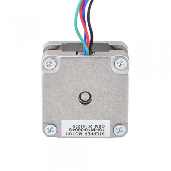 Nema 16 Stepper Motor Bipolar 1.8 Deg 18Ncm (25.5oz.in) 0.65A 4.55V 39x39x34mm 4 Wires