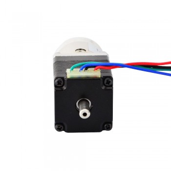 Nema 11 Geared Stepper Motor L=31mm 6Ncm 0.35 Deg 0.67A 3.8V with 5:1 Planetary Gearbox Dual Shaft