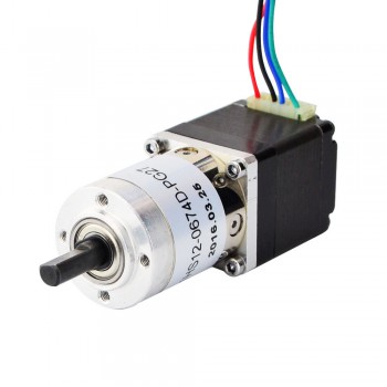 Nema 11 Gearbox Stepper Motor Bipolar L=31mm 6Ncm 0.067 Deg 0.67A 3.8V with 27:1 Planetary Gearbox