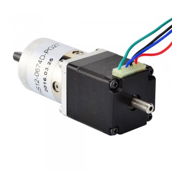 Nema 11 Gearbox Stepper Motor Bipolar L=31mm 6Ncm 0.067 Deg 0.67A 3.8V with 27:1 Planetary Gearbox