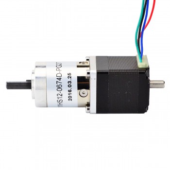 Nema 11 Gearbox Stepper Motor Bipolar L=31mm 6Ncm 0.067 Deg 0.67A 3.8V with 27:1 Planetary Gearbox