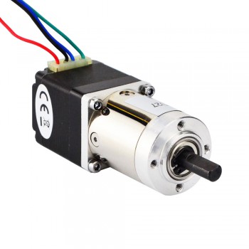 Nema 11 Gearbox Stepper Motor Bipolar L=31mm 6Ncm 0.067 Deg 0.67A 3.8V with 27:1 Planetary Gearbox