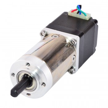 Nema 11 Gear Stepper Motor Bipolar L=31mm 6Ncm 0.018°0.67A 3.8V with 100:1 Gearbox Dual D-Cut Shaft