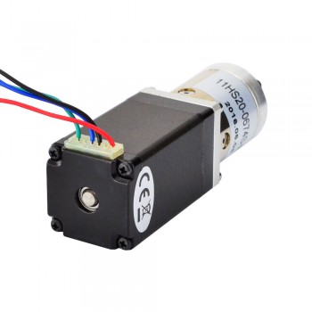 Nema 11 Geared Stepper Motor Bipolar L=51mm 12Ncm 0.094 Deg 0.67A 6.2V with19:1 Planetary Gearbox