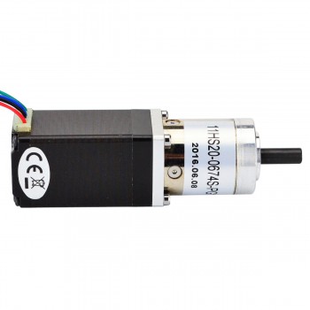 Nema 11 Geared Stepper Motor Bipolar L=51mm 12Ncm 0.094 Deg 0.67A 6.2V with19:1 Planetary Gearbox