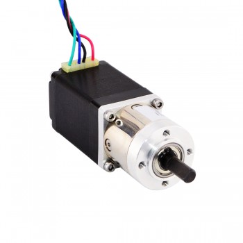 Nema 11 Gear Stepper Motor Bipolar L=45mm 10Ncm 0.35 Deg 0.67A 4.56V with 5:1 Planetary Gearbox