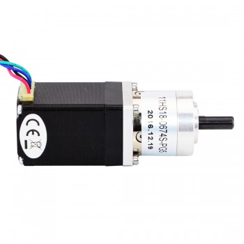 Nema 11 Gear Stepper Motor Bipolar L=45mm 10Ncm 0.35 Deg 0.67A 4.56V with 5:1 Planetary Gearbox