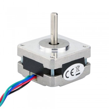 Nema Size 16 Stepper Motor Bipolar 0.9 Deg 11Ncm (15.6oz.in) 1.2A 3.6V 39x39x22mm 4 Wires