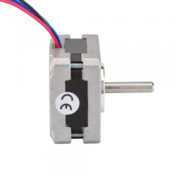 Nema Size 16 Stepper Motor Bipolar 0.9 Deg 11Ncm (15.6oz.in) 1.2A 3.6V 39x39x22mm 4 Wires