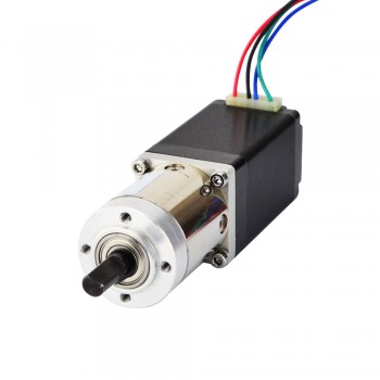 Nema 11 Gearbox Stepper Motor Bipolar L=51mm 12Ncm 0.067 Deg 0.67A 6.2V with 27:1 Planetary Gearbox