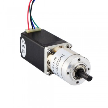 Nema 11 Gearbox Stepper Motor Bipolar L=51mm 12Ncm 0.067 Deg 0.67A 6.2V with 27:1 Planetary Gearbox