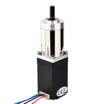 Nema 11 Geared Stepper Motor Bipolar L=51mm 12Ncm 0.035 Deg 0.67A 6.2V with 51:1 Planetary Gearbox