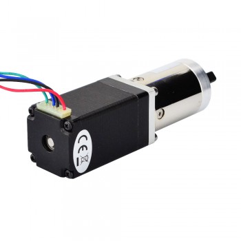 Nema 11 Geared Stepper Motor Bipolar L=51mm 12Ncm 0.035 Deg 0.67A 6.2V with 51:1 Planetary Gearbox