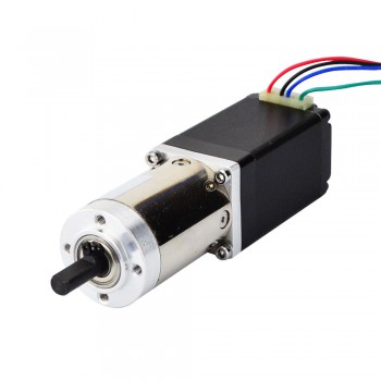 Nema 11 Geared Stepper Motor Bipolar L=51mm 12Ncm 0.018 Deg 0.67A 6.2V with 100:1 Planetary Gearbox