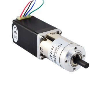 Nema 11 Geared Stepper Motor Bipolar L=51mm 12Ncm 0.018 Deg 0.67A 6.2V with 100:1 Planetary Gearbox