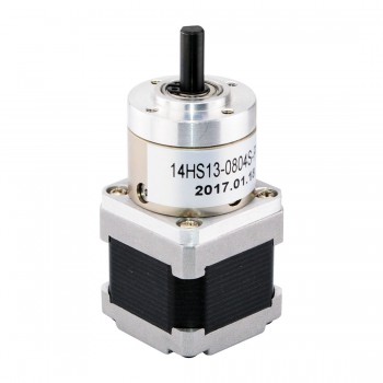 Nema 14 Stepper Motor Bipolar L=33mm 18Ncm 0.35 Deg 0.8A 5.4V with 5:1 Planetary Gearbox