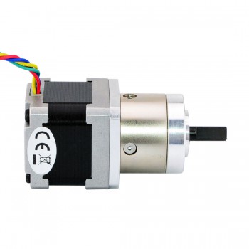 Nema 14 Stepper Motor Bipolar L=33mm 18Ncm 0.35 Deg 0.8A 5.4V with 5:1 Planetary Gearbox