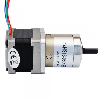 Nema 14 Stepper Motor Bipolar L=33mm 18Ncm 0.067 Deg 0.8A 5.4V with 27:1 Planetary Gearbox