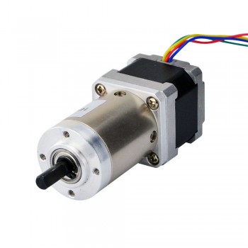 Nema 14 Stepper Motor Bipolar L=33mm 18Ncm 0.018 Deg 0.8A 5.4V with 100:1 Planetary Gearbox