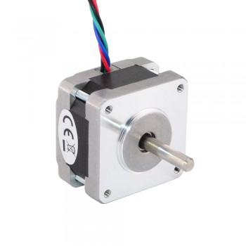 Nema 16 Stepper Motor Bipolar 0.9 Degree 16Ncm (22.7oz.in) 0.6A 6V 39x39x25mm 4 Wires