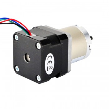 Nema 17 Stepper Motor Bipolar L=33mm 26Ncm 0.067 deg 0.4A 12V with 27:1 Planetary Gearbox