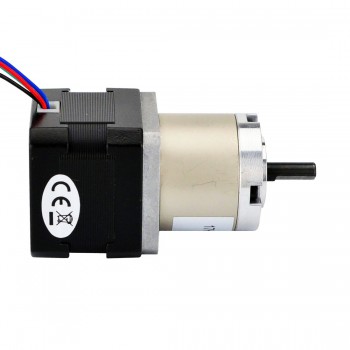 Nema 17 Stepper Motor Bipolar L=33mm 26Ncm 0.067 deg 0.4A 12V with 27:1 Planetary Gearbox