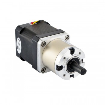 Nema 17 Stepper Motor Unipolar L=48mm 32Ncm 0.131 deg 0.4A 12V with 14:1 Planetary Gearbox