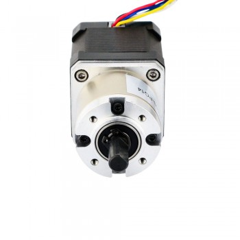 Nema 17 Stepper Motor Unipolar L=48mm 32Ncm 0.131 deg 0.4A 12V with 14:1 Planetary Gearbox