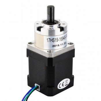 Nema 17 Stepper Motor Bipolar L=48mm 44Ncm 0.35 deg 1.68A 2.8V with 5:1 Planetary Gearbox