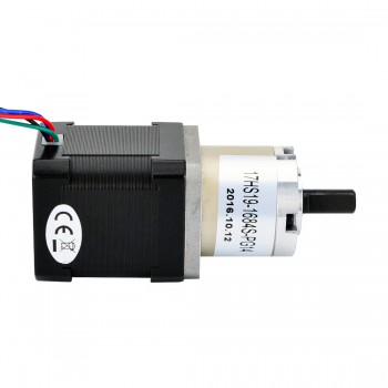 Nema 17 Stepper Motor Bipolar L=48mm 44Ncm 0.131 deg 1.68A 2.8V with 14:1 Planetary Gearbox