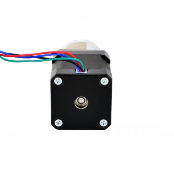Nema 17 Stepper Motor Bipolar L=48mm 44Ncm 0.131 deg 1.68A 2.8V with 14:1 Planetary Gearbox