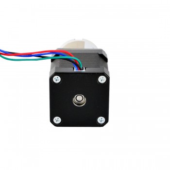 Nema 17 Stepper Motor Bipolar L=48mm 44Ncm  0.131 deg 1.68A 2.8V with 14:1 Planetary Gearbox