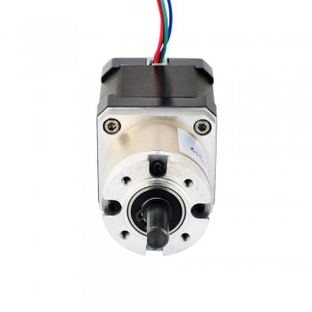 Nema 17 Stepper Motor Bipolar L=48mm 44Ncm 0.094 deg 1.68A 2.8V with 19:1 Planetary Gearbox