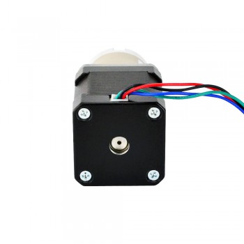 Nema 17 Stepper Motor Bipolar 44Ncm L=48mm 0.067 deg 1.68A 2.8V with  27:1 Planetary Gearbox