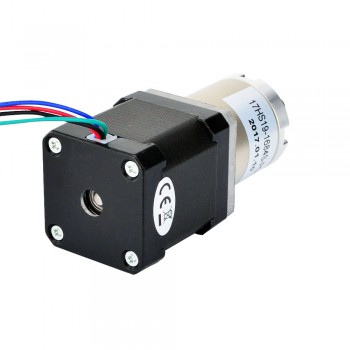 Nema 17 Stepper Motor Bipolar L=48mm 44Ncm 0.035 deg 1.68A 2.8V with 51:1 Planetary Gearbox