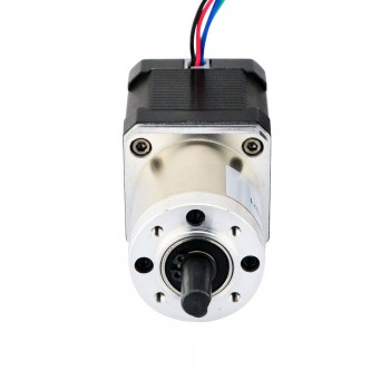 Nema 17 Stepper Motor Bipolar L=48mm 44Ncm 0.0253 deg 1.68A 2.8V with 71:1 Planetary Gearbox