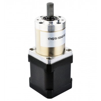 Nema 17 Stepper Motor Bipolar L=48mm 44Ncm 0.0253 deg 1.68A 2.8V with 71:1 Planetary Gearbox