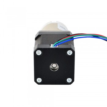 Nema 17 Stepper Motor Bipolar L=48mm 44Ncm 0.018 deg 1.68A 2.8V with 100:1 Planetary Gearbox