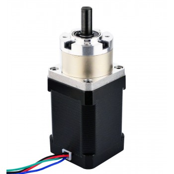 Nema 17 Stepper Motor Bipolar L=60mm 65Ncm 0.35 deg 2.1A 3.36V with 5:1 Planetary Gearbox