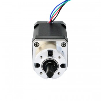 Nema 17 Stepper Motor Bipolar L=60mm 65Ncm 0.35 deg 2.1A 3.36V with 5:1 Planetary Gearbox