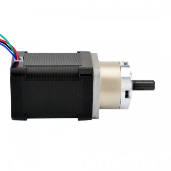 Nema 17 Stepper Motor Bipolar L=60mm 65Ncm 0.35 deg 2.1A 3.36V with 5:1 Planetary Gearbox