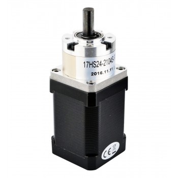 Nema 17 Stepper Motor Bipolar L=60mm 65Ncm 0.35 deg 2.1A 3.36V with 5:1 Planetary Gearbox