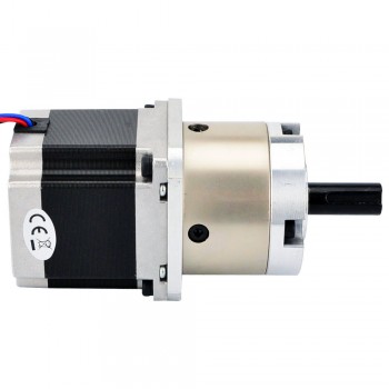 Nema 23 Stepper Motor Bipolar L=56mm 1.25Nm 0.42 deg 2.8A 2.6V with 4:1 Planetary Gearbox