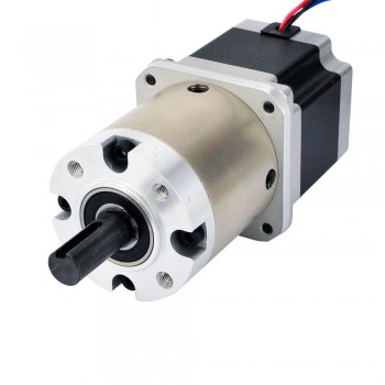Nema 23 Stepper Motor Bipolar L=56mm 1.25Nm 0.12 deg 2.8A 2.6V with 15:1 Planetary Gearbox