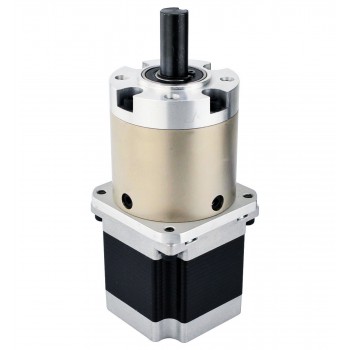 Nema 23 Stepper Motor Bipolar L=56mm 1.25Nm 0.12 deg  2.8A 2.6V with 15:1 Planetary Gearbox